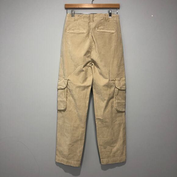 Free People Hard Crushing Plush Cargo Pant in Morning Oat Size 4 - Picture 8 of 8